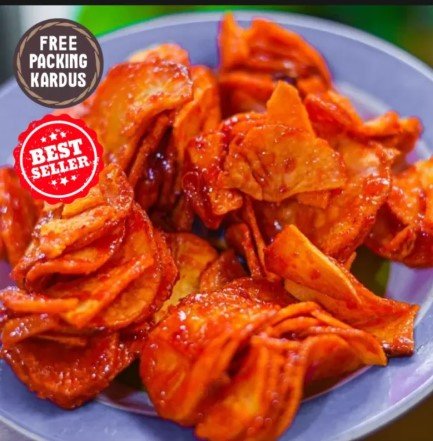 Keripik Singkong Balado - Makanan