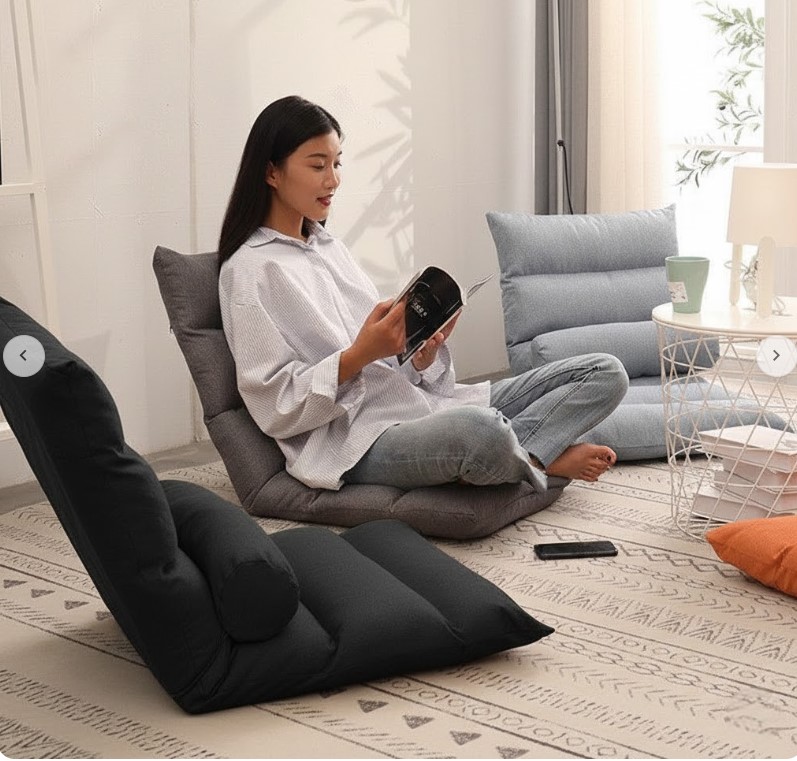 Vieruodis Kursi Lipat Folding Lounger Home Lazy Sofa 6 Grids